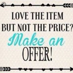 Reasonable offers and discounts!